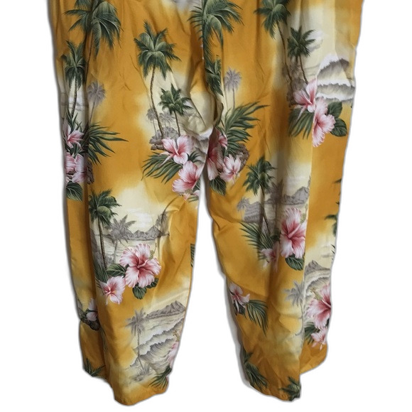 Hilo Hattie the Hawaiian original lightweight floral pants size medium girly - Picture 8 of 9